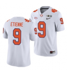 Clemson Tigers Travis Etienne White College Football Men'S Jersey 0 Clemson Tigers Travis Etienne White College Football Men'S Jersey 0