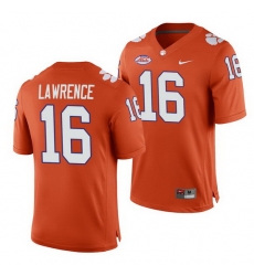 Clemson Tigers Trevor Lawrence Orange College Football Men'S Jersey Clemson Tigers Trevor Lawrence Orange College Football Men'S Jersey