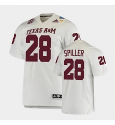 Men Texas A&M Aggies Isaiah Spiller 2021 Orange Bowl College Football White Jersey Men Texas A&M Aggies Isaiah Spiller 2021 Orange Bowl College Football White Jersey