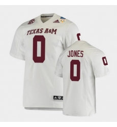 Men Texas A&M Aggies Myles Jones 2021 Orange Bowl College Football White Jersey Men Texas A&M Aggies Myles Jones 2021 Orange Bowl College Football White Jersey