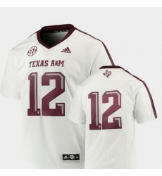 Men Texas A&M Aggies White College Football Premier Jersey Men Texas A&M Aggies White College Football Premier Jersey