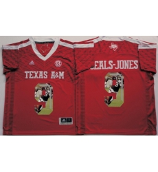 Texas A 26M Aggies 9 Ricky Seals Jones Red Portrait Number College Jersey Texas A 26M Aggies 9 Ricky Seals Jones Red Portrait Number College Jersey