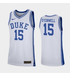 Duke Blue Devils Alex O'Connell White Replica Men'S Jersey Duke Blue Devils Alex O'Connell White Replica Men'S Jersey