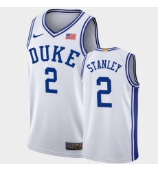 Duke Blue Devils Cassius Stanley White Authentic Men'S Jersey Duke Blue Devils Cassius Stanley White Authentic Men'S Jersey