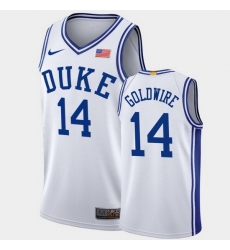 Duke Blue Devils Jordan Goldwire White Authentic Men'S Jersey Duke Blue Devils Jordan Goldwire White Authentic Men'S Jersey