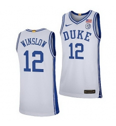 Duke Blue Devils Justise Winslow Elite Basketball Authentic Jersey 0 Duke Blue Devils Justise Winslow Elite Basketball Authentic Jersey 0