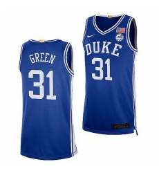 Duke Blue Devils Nyah Green Royal College Basketball 2021 22Limited Jersey Duke Blue Devils Nyah Green Royal College Basketball 2021 22Limited Jersey