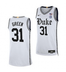 Duke Blue Devils Nyah Green White Cameron Brotherhood 2021 22Limited Basketball Jersey Duke Blue Devils Nyah Green White Cameron Brotherhood 2021 22Limited Basketball Jersey