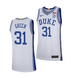 Duke Blue Devils Nyah Green White College Basketball 2021 22Limited Jersey Duke Blue Devils Nyah Green White College Basketball 2021 22Limited Jersey