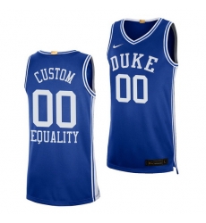 Duke Blue Devils Wendell Moore Blue Equality Social Justice Men Jersey Duke Blue Devils Wendell Moore Blue Equality Social Justice Men Jersey