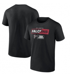 Men Atlanta Falcons Black X Bud Light T Shirt Men Atlanta Falcons Black X Bud Light T Shirt