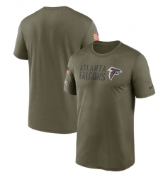 Men Atlanta Falcons Olive 2022 Salute To Service Legend Team T Shirt Men Atlanta Falcons Olive 2022 Salute To Service Legend Team T Shirt
