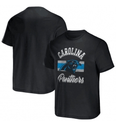 Men Carolina Panthers Black X Darius Rucker Collection Stripe T Shirt Men Carolina Panthers Black X Darius Rucker Collection Stripe T Shirt