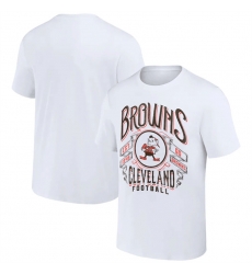 Men Cleveland Browns White X Darius Rucker Collection Vintage Football T Shirt Men Cleveland Browns White X Darius Rucker Collection Vintage Football T Shirt