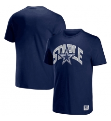 Men Dallas Cowboys X Staple Navy Logo Lockup T Shirt Men Dallas Cowboys X Staple Navy Logo Lockup T Shirt