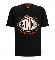 Men Denver Broncos Black BOSS X Trap T Shirt Men Denver Broncos Black BOSS X Trap T Shirt