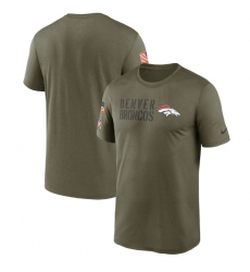 Men Denver Broncos Olive 2022 Salute To Service Legend Team T Shirt Men Denver Broncos Olive 2022 Salute To Service Legend Team T Shirt