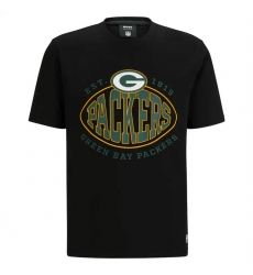 Men Green Bay Packers Black BOSS X Trap T Shirt Men Green Bay Packers Black BOSS X Trap T Shirt