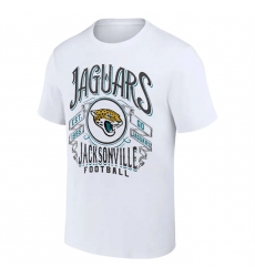 Men Jacksonville Jaguars White X Darius Rucker Collection Vintage Football T Shirt Men Jacksonville Jaguars White X Darius Rucker Collection Vintage Football T Shirt