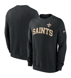 Men Nike Black New Orleans Saints Club Pullover Sweatshirt Men Nike Black New Orleans Saints Club Pullover Sweatshirt