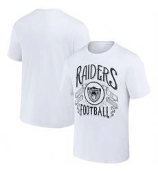 Men Las Vegas Raiders White X Darius Rucker Collection Vintage Football T Shirt Men Las Vegas Raiders White X Darius Rucker Collection Vintage Football T Shirt
