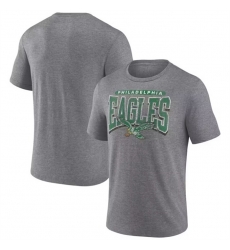 Men Philadelphia Eagles Gray Sleeve T Shirt Men Philadelphia Eagles Gray Sleeve T Shirt