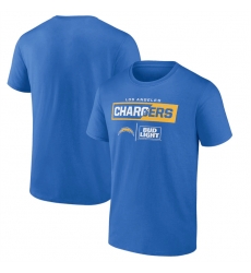 Men Los Angeles Chargers Light Blue X Bud Light T Shirt Men Los Angeles Chargers Light Blue X Bud Light T Shirt