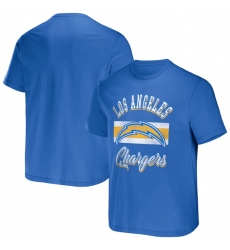 Men Los Angeles Chargers Light Blue X Darius Rucker Collection Stripe T Shirt Men Los Angeles Chargers Light Blue X Darius Rucker Collection Stripe T Shirt