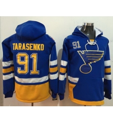 Men St.Louis Blues 91 Vladimir Tarasenko Light Blue Name 26 Number Pullover NHL Hoodie Men St.Louis Blues 91 Vladimir Tarasenko Light Blue Name 26 Number Pullover NHL Hoodie