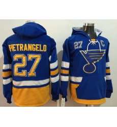 St.Louis Blues #27 Alex Pietrangelo Navy Blue Hoodie St.Louis Blues #27 Alex Pietrangelo Navy Blue Hoodie