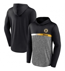 Men Boston Bruins Black Podium Defender Pullover Hoodie Men Boston Bruins Black Podium Defender Pullover Hoodie