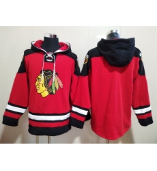 Men Chicago Blackhawks Blank Red Stitched NHL Hoodie Men Chicago Blackhawks Blank Red Stitched NHL Hoodie