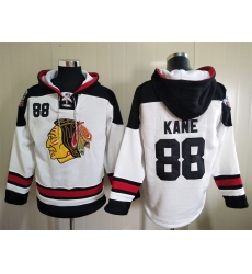 Men Chicago Blackhawks Patrick Kane 88 White Stitched NHL Hoodie Men Chicago Blackhawks Patrick Kane 88 White Stitched NHL Hoodie