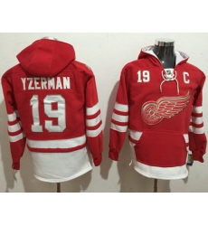 Men Detroit Red Wings 19 Steve Yzerman Red Name 26 Number Pullover NHL Hoodie Men Detroit Red Wings 19 Steve Yzerman Red Name 26 Number Pullover NHL Hoodie