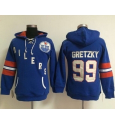 Edmonton Oilers 99 Wayne Gretzky Light Blue Women Old Time Heidi NHL Hoodie Edmonton Oilers 99 Wayne Gretzky Light Blue Women Old Time Heidi NHL Hoodie