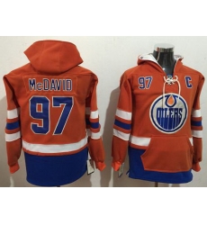 Men Edmonton Oilers 97 Connor McDavid Orange Name 26 Number Pullover NHL Hoodie Men Edmonton Oilers 97 Connor McDavid Orange Name 26 Number Pullover NHL Hoodie