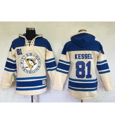 Men Pittsburgh Penguins 81 Phil Kessel Cream Sawyer Hooded Sweatshirt Stitched NHL Jersey Men Pittsburgh Penguins 81 Phil Kessel Cream Sawyer Hooded Sweatshirt Stitched NHL Jersey