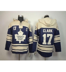 Maple Leafs #17 Wendel Clark Blue Sawyer Hooded Sweatshirt Stitched NHL Jersey Maple Leafs #17 Wendel Clark Blue Sawyer Hooded Sweatshirt Stitched NHL Jersey