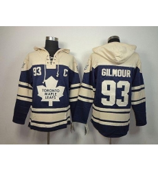 Maple Leafs #93 Doug Gilmour Blue Sawyer Hooded Sweatshirt Stitched NHL Jersey Maple Leafs #93 Doug Gilmour Blue Sawyer Hooded Sweatshirt Stitched NHL Jersey