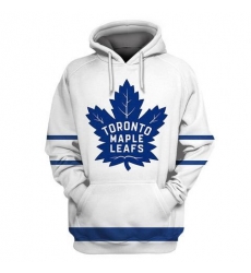 Men Toronto Maple Leafs White All Stitched Hooded Sweatshirt Men Toronto Maple Leafs White All Stitched Hooded Sweatshirt