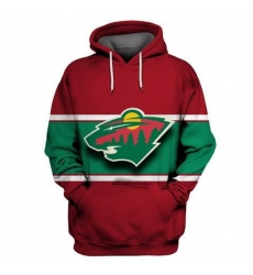Men Minnesota Wild Green All Stitched Hooded Sweatshirt Men Minnesota Wild Green All Stitched Hooded Sweatshirt