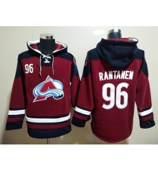 Men Colorado Avalanche Mikko Rantanen 96 Red Stitched NHL Hoodie Men Colorado Avalanche Mikko Rantanen 96 Red Stitched NHL Hoodie