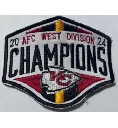 2024 AFC Kansas City Chiefs WEST DIVISION CHAMPIONS Patch Biaog
