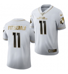 Arizona Cardinals Larry Fitzgerald #11 White Gold 100th Season Jersey Arizona Cardinals Larry Fitzgerald #11 White Gold 100th Season Jersey