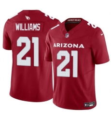 Men Arizona Cardinals 21 Garrett Williams Red 2024 F U S E Vapor Untouchable Limited Stitched Jersey Men Arizona Cardinals 21 Garrett Williams Red 2024 F U S E Vapor Untouchable Limited Stitched Jersey