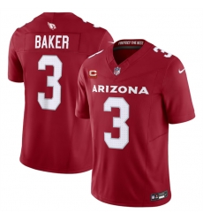 Men Arizona Cardinals 3 Budda Baker Red 2023 F U S E With 4 Star C Patch Vapor Untouchable F U S E Limited Stitched Football Jersey Men Arizona Cardinals 3 Budda Baker Red 2023 F U S E With 4 Star C Patch Vapor Untouchable F U S E Limited Stitched Football Jersey