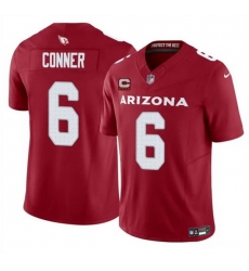 Men Arizona Cardinals 6 James Conner Red 2025 F U S E With 4 Star C Patch Vapor Untouchable Limited Stitched Jersey Men Arizona Cardinals 6 James Conner Red 2025 F U S E With 4 Star C Patch Vapor Untouchable Limited Stitched Jersey