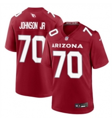 Men Arizona Cardinals 70 Paris Johnson Jr Red 2023 Draft Stitched Game Football Jersey Men Arizona Cardinals 70 Paris Johnson Jr Red 2023 Draft Stitched Game Football Jersey