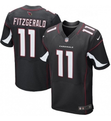 Men Nike Arizona Cardinals 11 Larry Fitzgerald Elite Black Alternate NFL Jersey Men Nike Arizona Cardinals 11 Larry Fitzgerald Elite Black Alternate NFL Jersey
