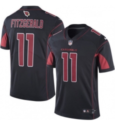 Men Nike Arizona Cardinals 11 Larry Fitzgerald Elite Black Rush Vapor Untouchable NFL Jersey Men Nike Arizona Cardinals 11 Larry Fitzgerald Elite Black Rush Vapor Untouchable NFL Jersey